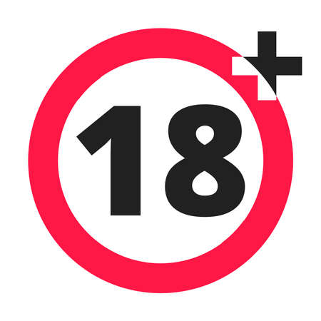 18+ Age Restriction Logo for Gambling